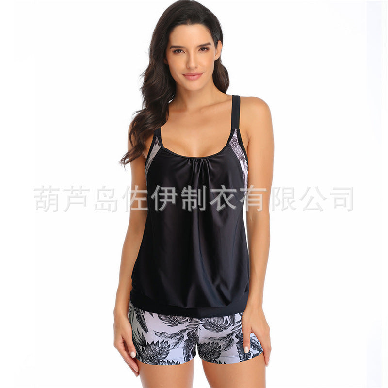 Cross-border Swimwear Conservative Bikini